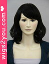 【Wigs2you】医療用 人毛ウィッグ/簡単着用/医療用/フルウィッグ/人毛100%使用/HH-154/ミディアム/ボブ/最高級/ナチュラル/かつら/人毛ウィ...