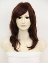 【激安★業界激震価格】人毛100%!綺麗なストレートロングスタイル!流れる様なシャギーで顔周りすっきり! ウィッグネット付き♪