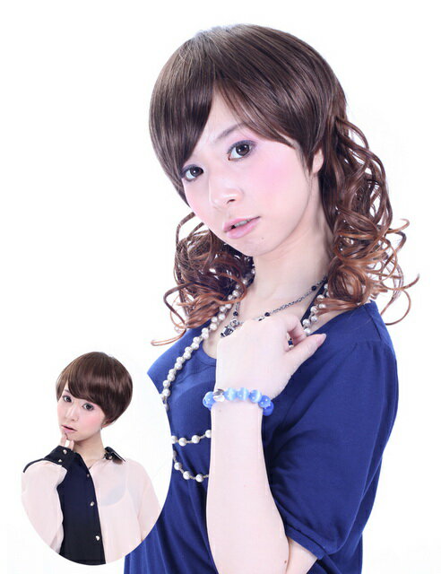 【Wigs2you】エクステ/ウィッグ/簡単着用/耐熱/日本製高級ファイバー使用/E-025/ヘアピース/襟足/最高級/ナチュラル/かつら/部分かつら/後頭部/立体エクステ/増毛/クリップ付き【楽天BOX受取対象商品】