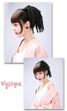 【Wigs2you】パッツン前髪 前髪ウィッグ 自然 簡単着用 耐熱 日本製高級ファイバー使用 F-012 ヘアピース 最高級 ナチュラル かつら ボリューム増 ワンタッチ うぃっぐ 部分ウィッグ 横髪あり