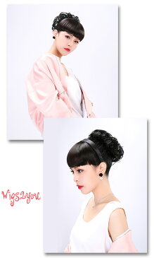 【Wigs2you】パッツン 前髪 前髪ウィッグ 自然 簡単着用 耐熱 日本製高級ファイバー F-013 ヘアピース 最高級 ナチュラル かつら ボリューム増 ワンタッチ うぃっぐ 部分ウィッグ