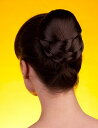 【楽天ランキング入賞!】半分だけ編みこみデザインシニヨン和装ウィッグ。立体感があり若い女性にも大人気!着物や浴衣の時に!