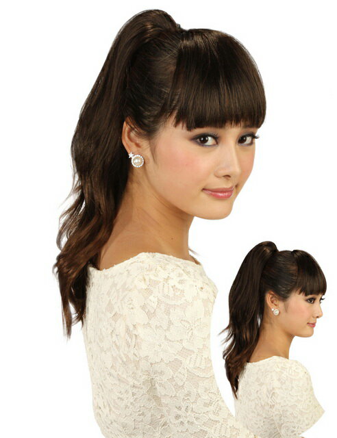 【Wigs2you】ウィッグ./簡単着用/非耐熱/日本製高級ファイバー使用/WS-5017/ヘアピース/紐付きクリップ/ポニーテールウィッグ/最高級/ナチュラル/かつら/ポイントウィッグ【楽天BOX受取対象商品】