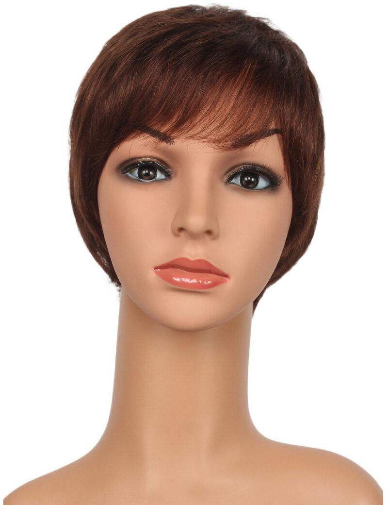 【Wigs2you】医療用 人毛ウィッグ 激安 医療用 フルウィッグ 人毛100%使用 HT-013 ショート 最高級 ナチュラル かつら 人毛ウィッグ ウィッグ ショートウィッグ つむじ 小顔 丸み 柔らかい 半手植え【楽天BOX受取対象商品】