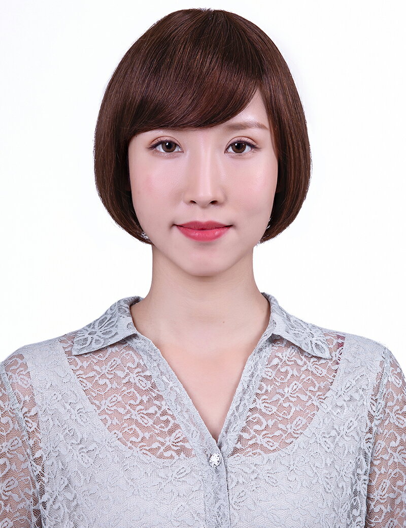 【Wigs2you】医療用 人毛ウィッグ 激安 医療用 フルウィッグ 人毛100％使用 HT-022 ショート 最高級 ナチュラル かつら 人毛ウィッグ ウィッグ ショートウィッグ つむじ 小顔 爽やか 斜め前髪【楽天BOX受取対象商品】