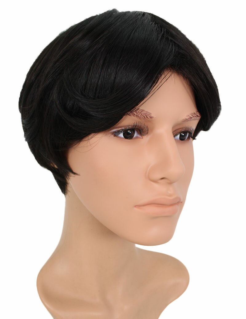 【Wigs2you】メンズウィッグ ウィッグ メンズ 男性用 かつら 簡単着用 日本製高級ファイバー使用 WM-027 フルウィッグ 最高級 おしゃれ 自然 ナチュラル 薄毛対策 白髪 増毛 イケメン 男装 黒 茶 色 ブラック アッシュ系 売れ筋 医療ウィッグ【楽天BOX受取対象商品】