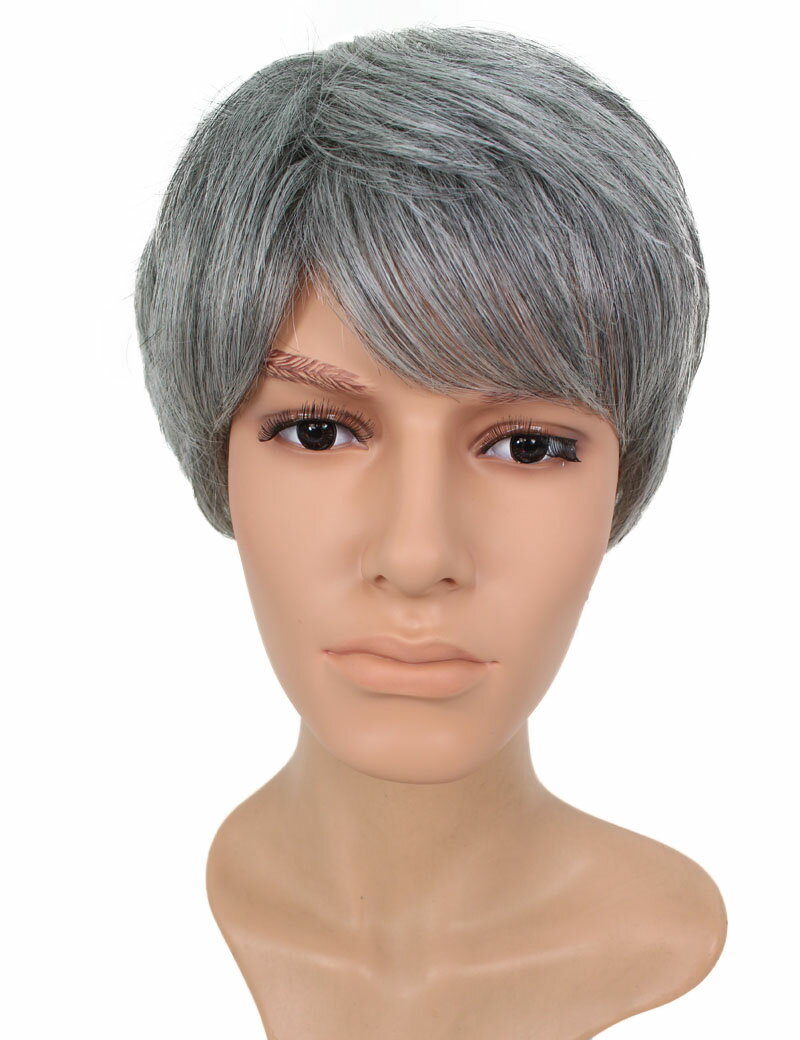 【即納】【Wigs2you】メンズウィッグ ウィッグ メンズ 男性用 かつら 簡単着用 日本製高級ファイバー使用 WM-033 フルウィッグ 最高級 おしゃれ 自然 ナチュラル 薄毛対策 白髪 増毛 イケメン 男装 黒 茶 色 ブラック アッシュ系 売れ筋 医療ウィッグ