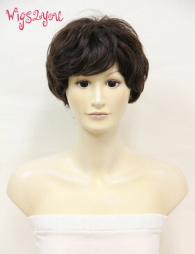 【Wigs2you】医療用 ウィッグ/簡単着用/ミセスウィッグ/医療用/フルウィッグ/人毛100%使用/モノネット/部分手植え/HT-A001/ショート/最高級/ナチュラル/かつら/人毛ウィッグ/ウィッグ専門店/売れ筋【楽天BOX受取対象商品】