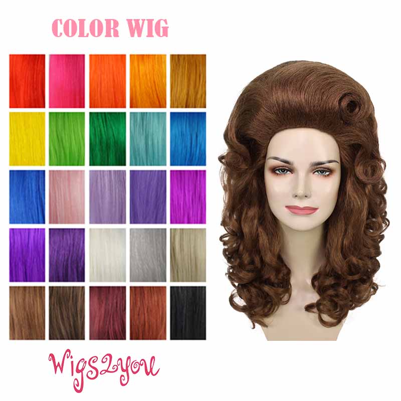 楽天Wigs2youかつら ウィッグ colorwig-055 トロールズ デヴィ夫人 ハリウッド 芸能人 魔女 舞台 クリスマス コスプレ 姫 ディズニー 映画 USJ お揃い 忘年会 新年会 劇団 男装 女装 仮装 イベント 応援 コスチューム ハロウィン 被り物 小道具