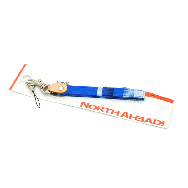 Rakuten - ノースアヘッド Norht Ahead ストラップ　シンプル ストラップ サンブレラ生地 モバイルストラップ ハンドストラップ ミニストラップ northahead-bluestrap