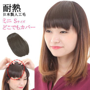 前髪ウィッグ ウィッグ 部分ウィッグ 前髪 ヘアピース ストレート かつら ポイントウィッグ つむじカバー 円形脱毛症 f5ssize