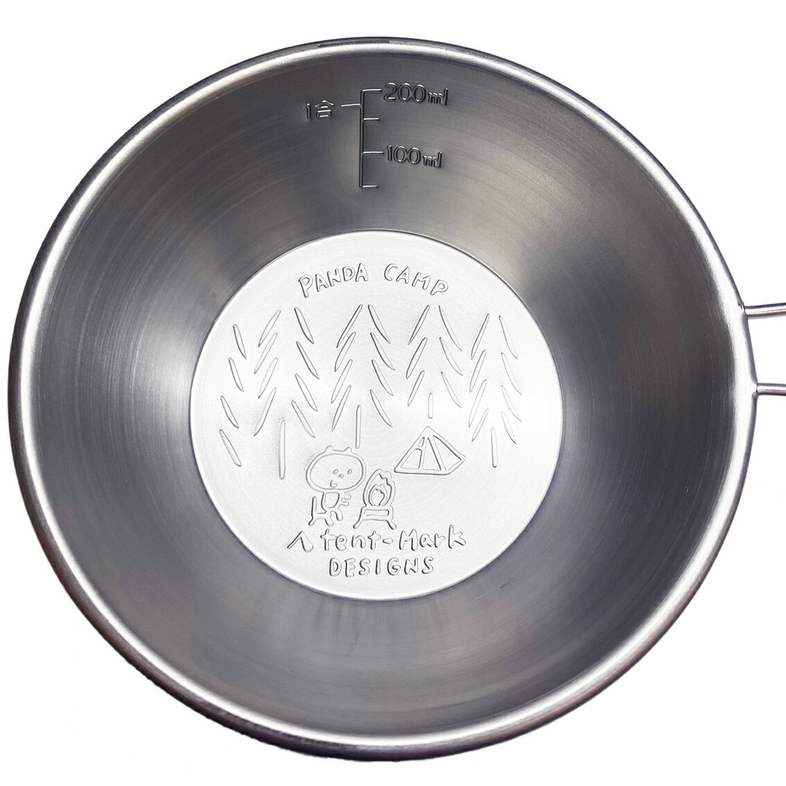テンマクデザイン ステンレスシェラカップ300【パンダキャンプ】（tent-Mark DESIGNS CAMPANDA）のサムネイル