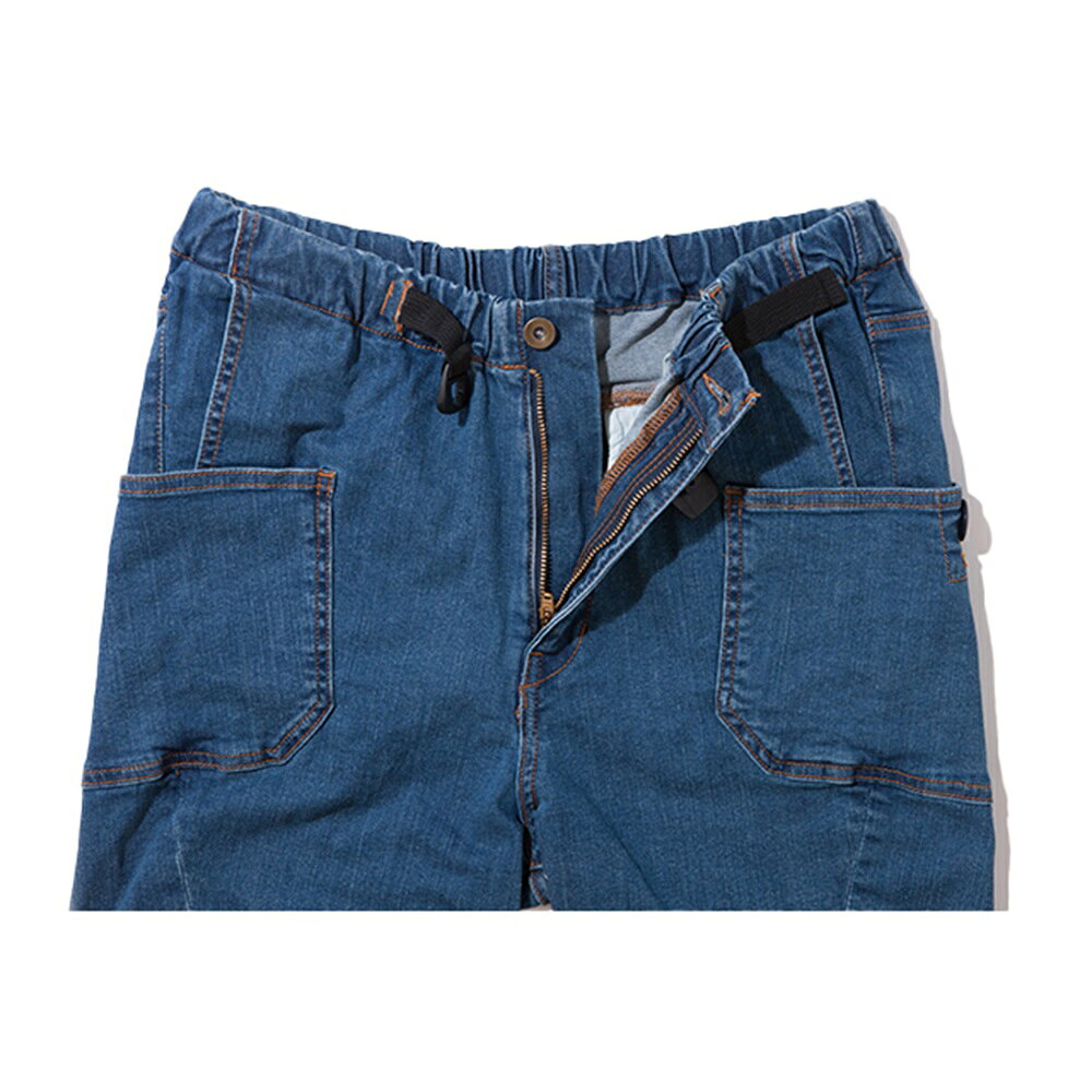 【8月1日限定P5倍】グリップスワニー　GSP-43V　ジョグ3Dキャンプパンツ デニム 【ライトインディゴ　 Lサイズ】