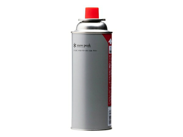 特徴 炎にこだわるスノーピークは、ガスにもこだわる。 ●ガスは燃焼器具のパフォーマンスを引き出す、重要な存在です。 ●各器具に合わせた専用缶を、必ずご使用ください。 ガスの種類と特性 【Propane(プロパン)】 沸点は-42.1&deg;Cで3種類のLPGの中で最も低く、-40&deg;Cでも着火が可能です。 3種類の中で蒸気圧が最も高いため高出力で燃焼させることができます。 反面カートリッジの内圧が非常に高くなるため、混合率には限界があります。 【Iso butane(イソブタン)】 沸点は-11.7&deg;Cでノルマルブタンより低く、-10&deg;Cでも着火が可能です。 蒸気圧はノルマルブタンより高いため安定した出力で燃焼し続けることができます。 【Normal butane(ノルマルブタン)】 沸点は-0.5&deg;Cで3種類の中で最も高く、氷点下での正立システムには不向きです。 カートリッジ内圧が一番上がりにくいため、3種類の中では最も安全性の高いガスです。 仕様 ■LPG(液化ブタン) ■NET:約250g