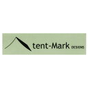 【7月30日限定P2倍】テンマクデザイン カッティングステッカー ブラック 【M】(tent-Mark DESIGNS)