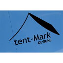 テンマクデザイン カッティングステッカー ブラック　スクエア（tent-Mark DESIGNS）