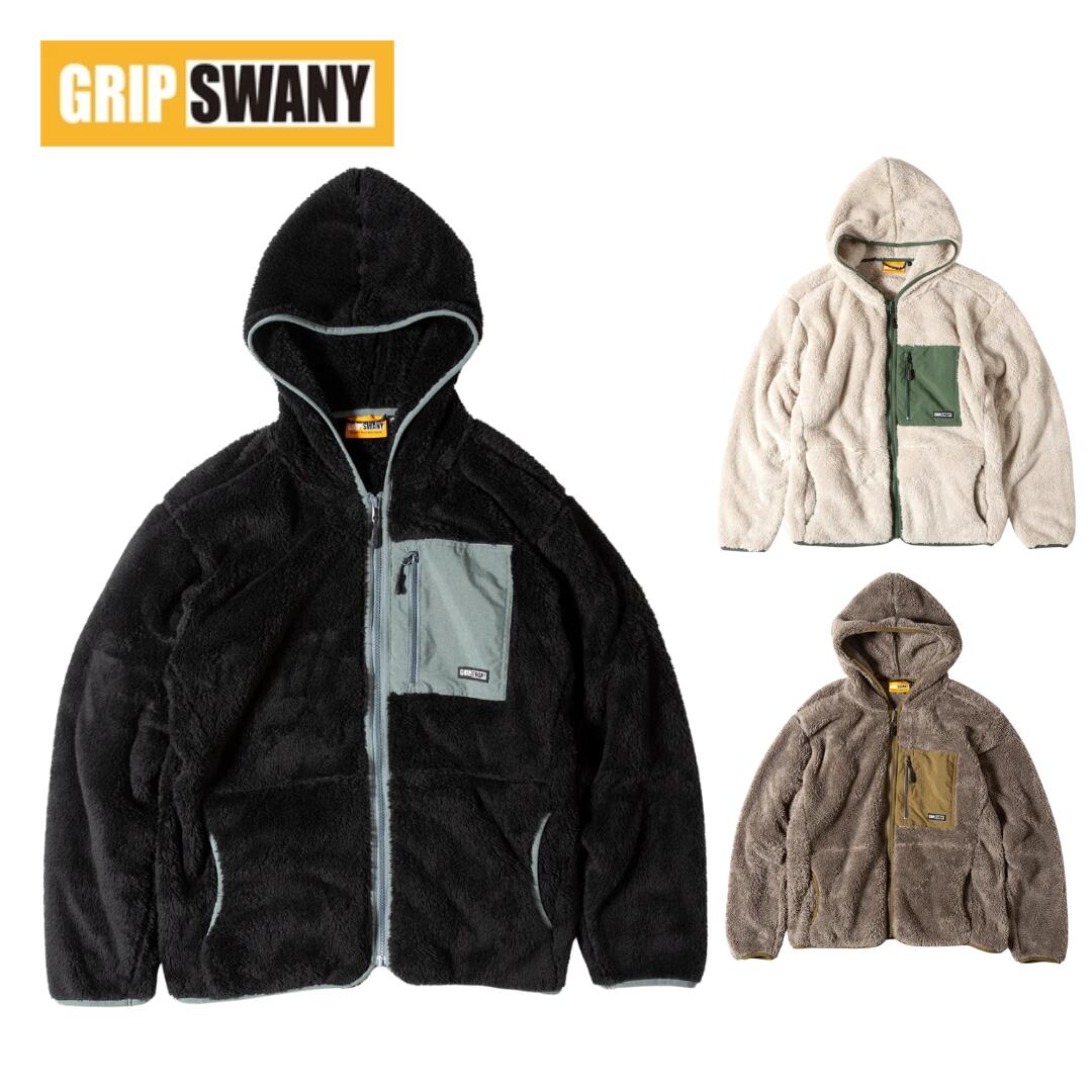 【11/20 20:00~P5倍】グリップスワニー コーラル フリース GSMCT-079 GRIP SWANY ボア フリース パーカ..