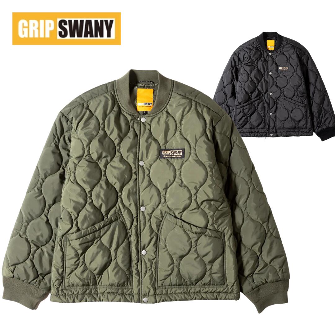 Rakuten - グリップスワニー ウォーターリペレント キルティング ブルゾン GSMJ-054 GRIP SWANY 中綿 ジャケット 撥水 防寒 保温 ミリタリー アウトドア キャンプ 旅行 25FW SALE セール
