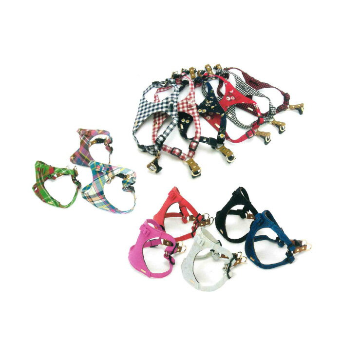 【在庫限り終売アウトレット価格】AZERIA H201 パピロンボディーハーネス M フラワーレッド[JAN:457130..