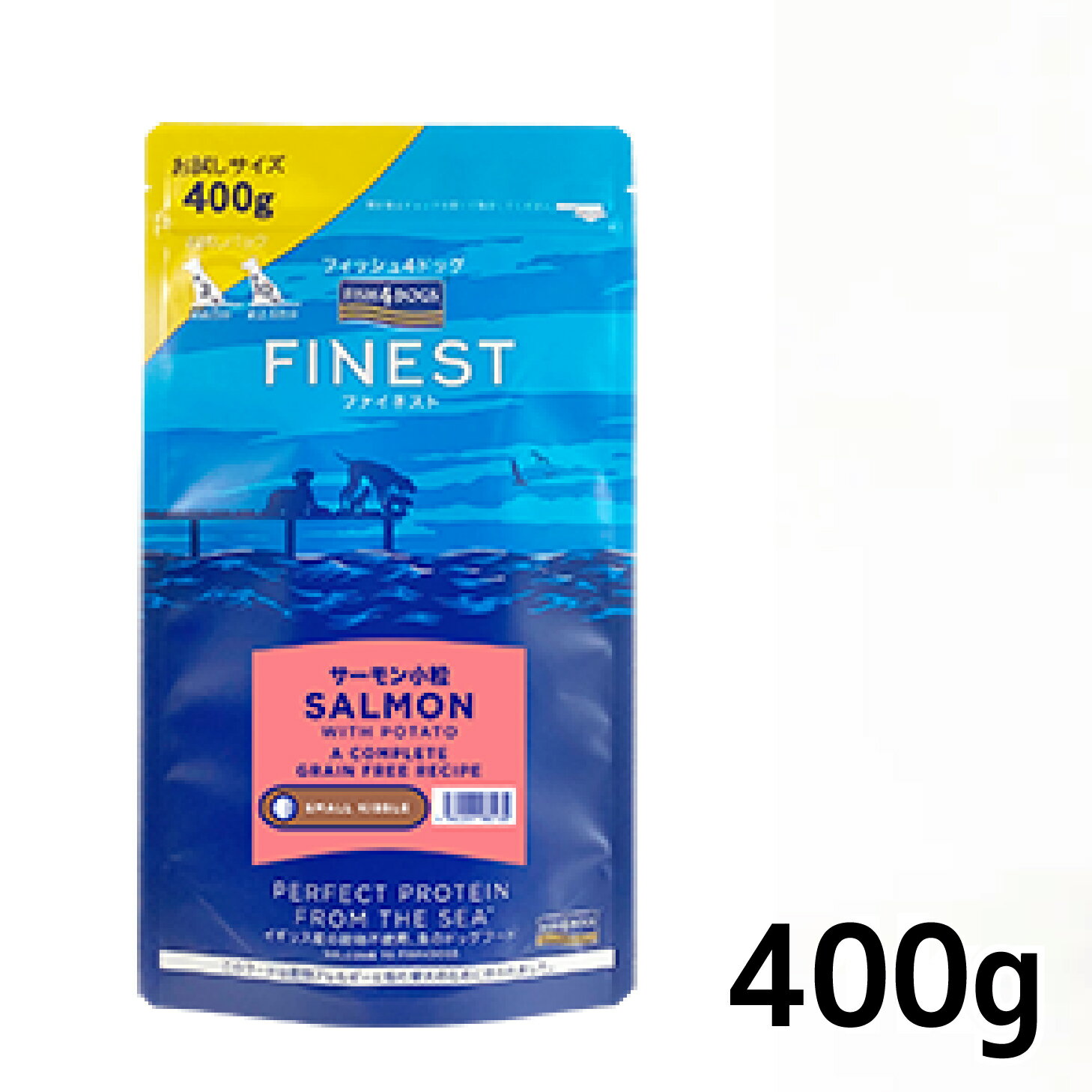 Rakuten - フィッシュ4ドッグ　ファイネスト サーモン小粒(400g)　[4562244180130]