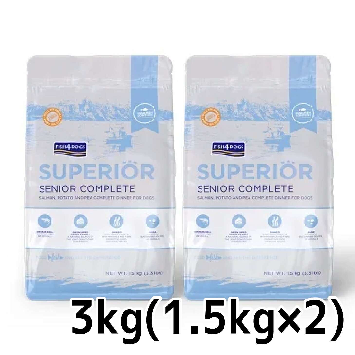 Rakuten - フィッシュ4ドッグ スーペリア ウェイトコントロール(3kg)　[4562244180444]