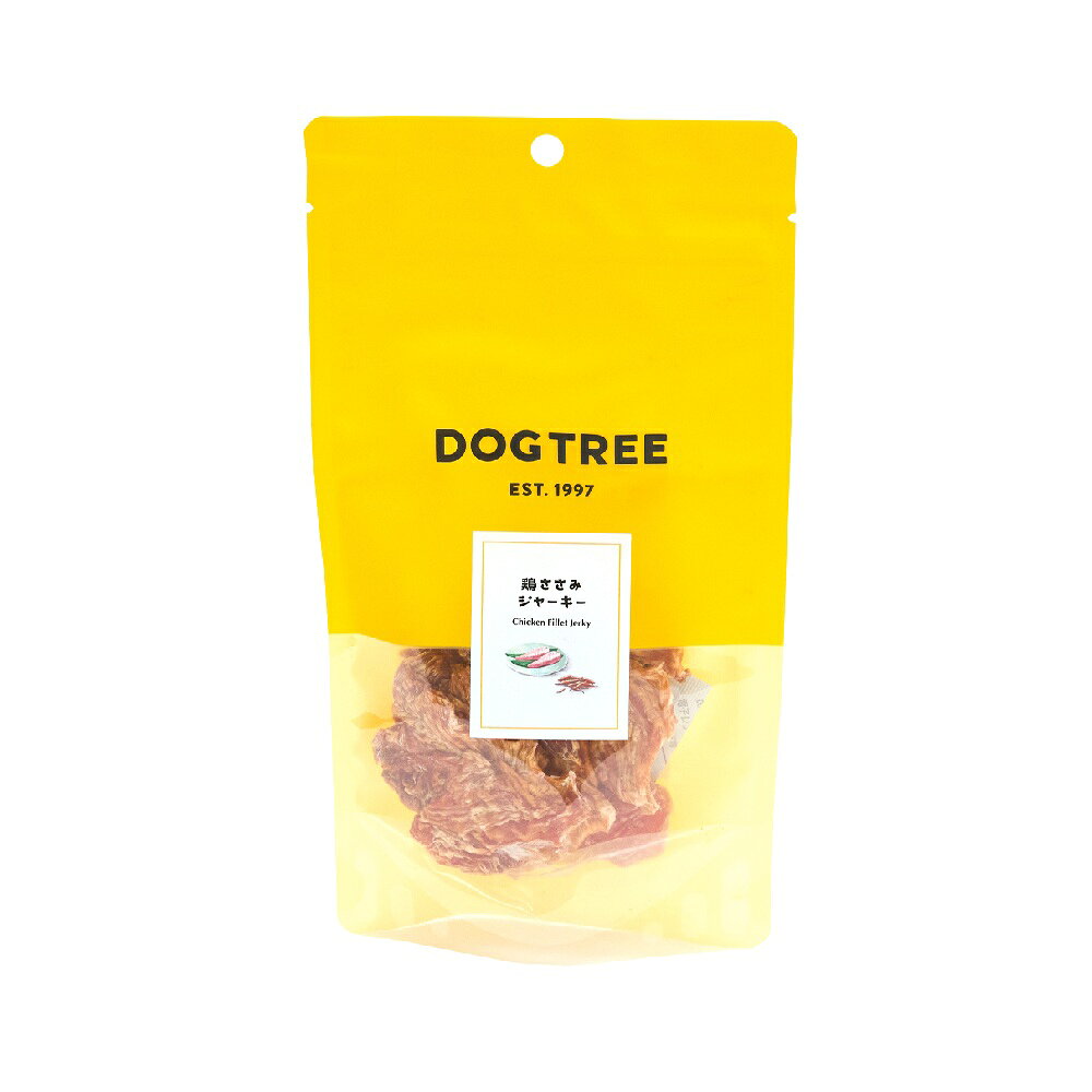 【DOGTREE】 ドッグツリー　鶏ささみジャーキー 　Mサイズ　45g　[4580657821303]