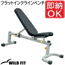 フラットインクラインベンチ 【impulse/インパルス】送料無料 ジム 業務用 トレーニングマシン トレーニングベンチ インクライン フラット ベンチプレス 自宅 [WILD FIT ワイルドフィット] その1