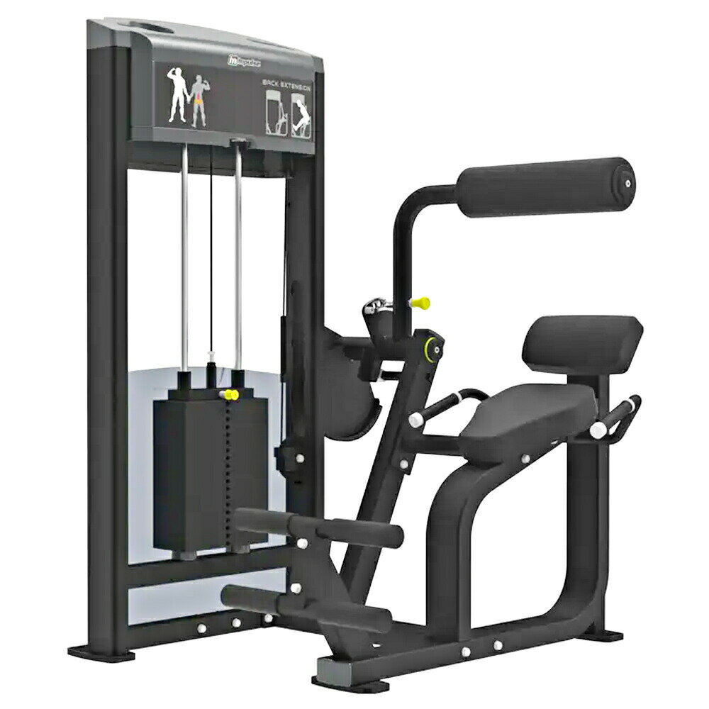 [フレーム] 黒、[シート] 黒※写真はイメージです。 主に、脊柱起立筋を鍛えるトレーニングマシンです。 背骨の両側に位置し、姿勢の維持に重要な役割の脊柱起立筋、大臀筋やハムストリングスも鍛えられます。 主に鍛えられる部位 広背筋、脊柱起立...