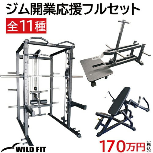 【ポイント10倍★スーパーセール期間のみ】 [WILD FIT ワイルドフィット] 【COMING HEALTH TECH 日本総代理店】ジム開業応援フルセット送料無料 施設 トレーニングマシン 筋トレ ジム 法人 開業 福利厚生 フィットネス