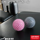 ヨガ マッサージボール 2個セット (ピンク・グレー)突起 ツボ押し バランス ボール エクササイズ マッサージ ボール ピラティス 痛気持ちいい トゲトゲ 足...