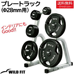 プレートラック送料無料 収納 プレート トレーニング 筋トレ バーベル ラック [WILD FIT ワイルドフィット]