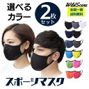 【送料無料】Wild Scene スポーツマスク 夏用 冷感 メッシュ 「 息がしやすいマスク 」 洗える 速乾 メンズ レディース 運動 スポーツ ジム 2枚セット 選べる カラー