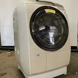 z-51　BD-V9800L　16年製　日立　左開き　洗濯11kg/乾燥6kg　送料無料　ドラム式洗濯機　HITACHI