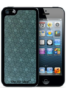 The 3D idea 3Dホログラムシート for iPhoneSE 5s/5 Skin BLUE ブルー 青 ラメ 3D-SK-BL1プラスチック 背面 ステッカー シール