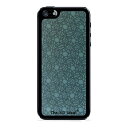 [The 3D idea] 3Dホログラムシート for iPhoneSE 5s/5 Skin　BLUE　ブルー 青　ラメ 3D-SK-BL1プラスチック 背面 ステッカー シール