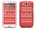 docomo GALAXY S3 SIII SC-06D / ギャラクシー s3 α SC-03E専用 galaxy s3 ケース LAB.C D Case for Galaxy S3 JU-08 LTE対応 パターン カラフル 雪 トナカイ 動物(UP)【100円均一】-stv