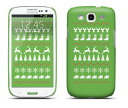 docomo GALAXY S3 SIII SC-06D / ギャラクシー s3 α SC-03E専用 galaxy s3 ケース LAB.C D Case for Galaxy S3 JU-09 LTE対応 パターン カラフル 雪 トナカイ 動物(UP)-stv