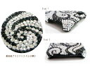 Black and White Swirl, Crystal Case for iPhone 4/4s ケースブラック＆ホワイトスワール　渦　　Crystal Icing　デコレーション ハードケース(UP)