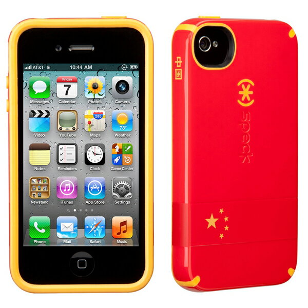 speck製 iphone4s ケース 【iPhone4S/4 CandyShell China Flag】キャンディーシェルフラッグケースチャイナ 中国 国旗(UP)-stv