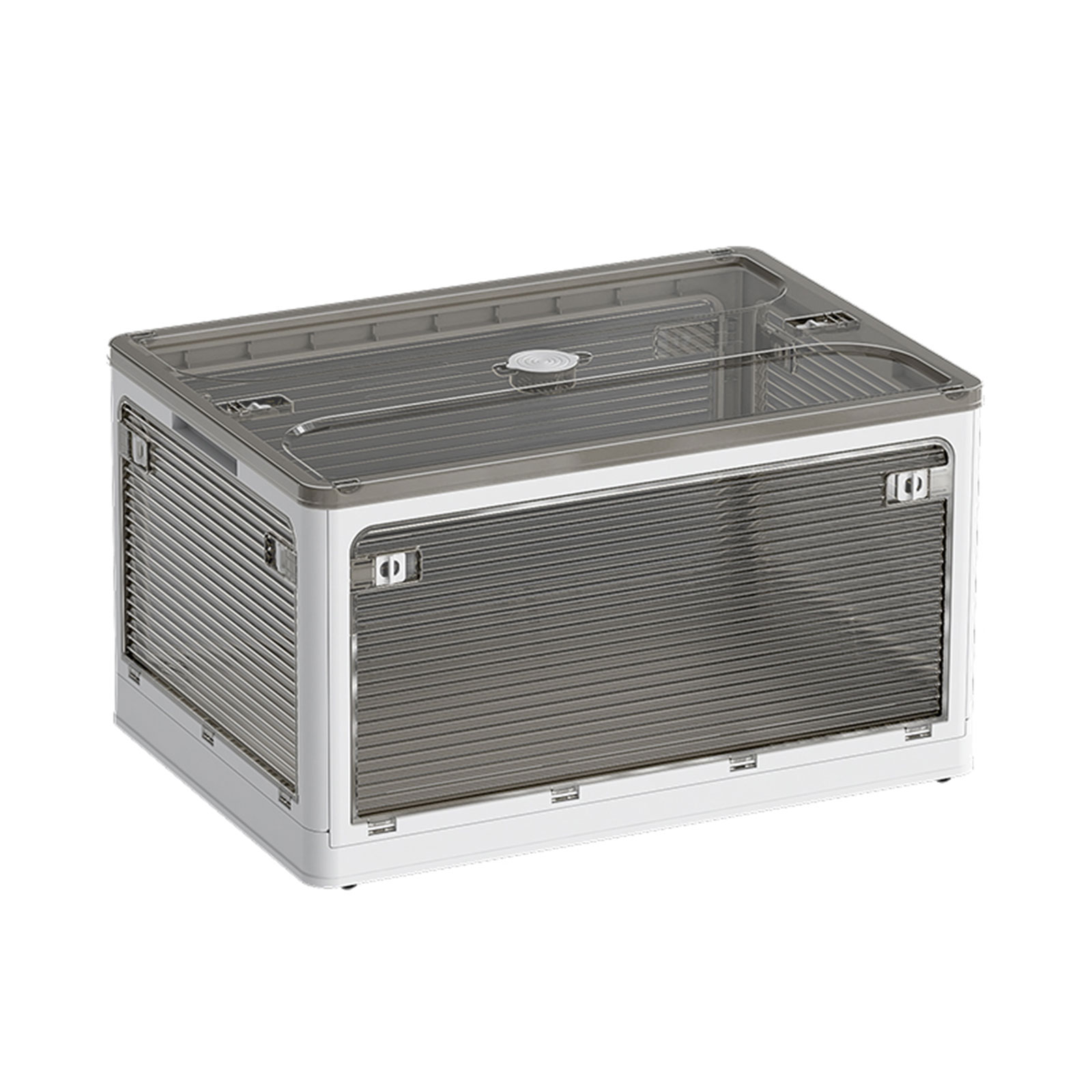 【50％オフクーポン】即納 収納ボックス 収納ケース 折りたたみ 収納 ふた付き キャスター付き 5面開き..