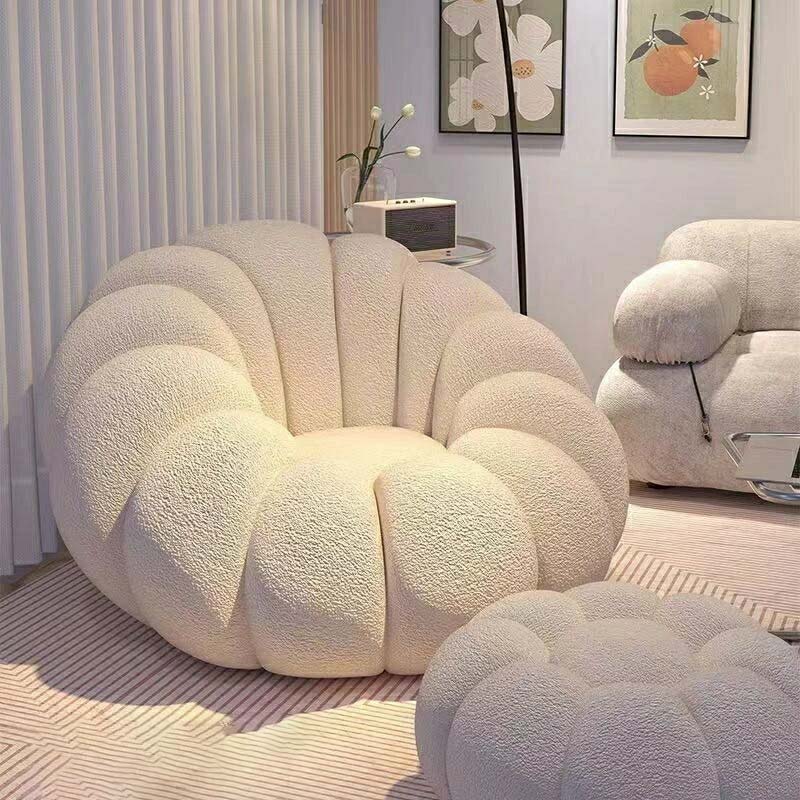 ソファー 一人用 オットマン 座椅子 ビーズクッション 一人用ソファ ソファー かわいい かぼちゃ 怠け..