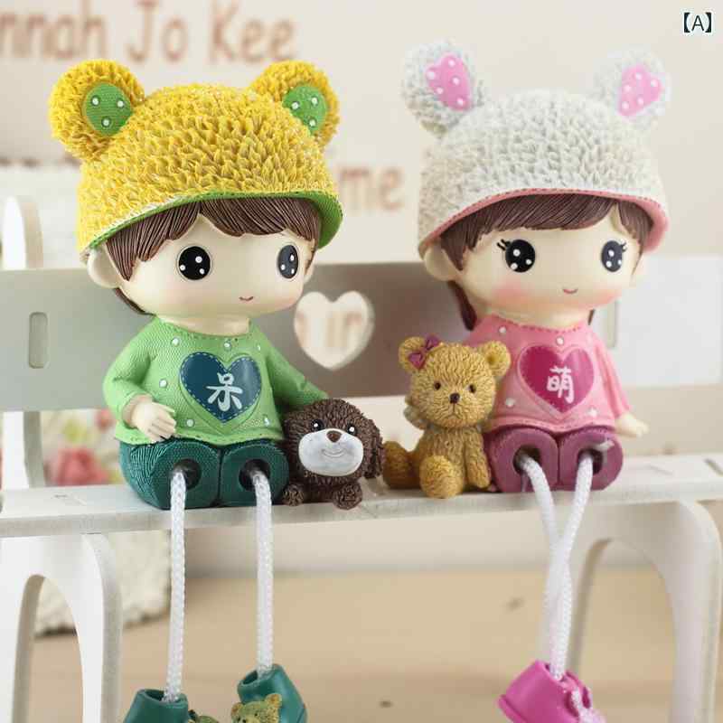 装飾品 インテリア 女の子向け ホリデーギフト 吊り 人形 テーブルデコレーション 写真 撮影 の リビング ルームの テレビキャビネット 樹脂製の な 装飾