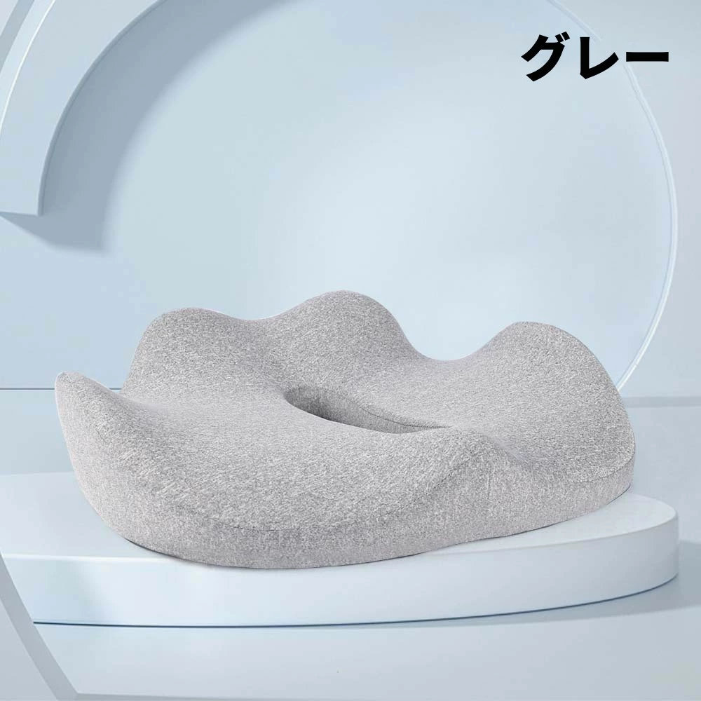 乐天商城 - 座布団パソコンチェアおしりパッド家庭用オフィス快適座り心地ヒップ保護座布団滑り止め記憶綿座布団