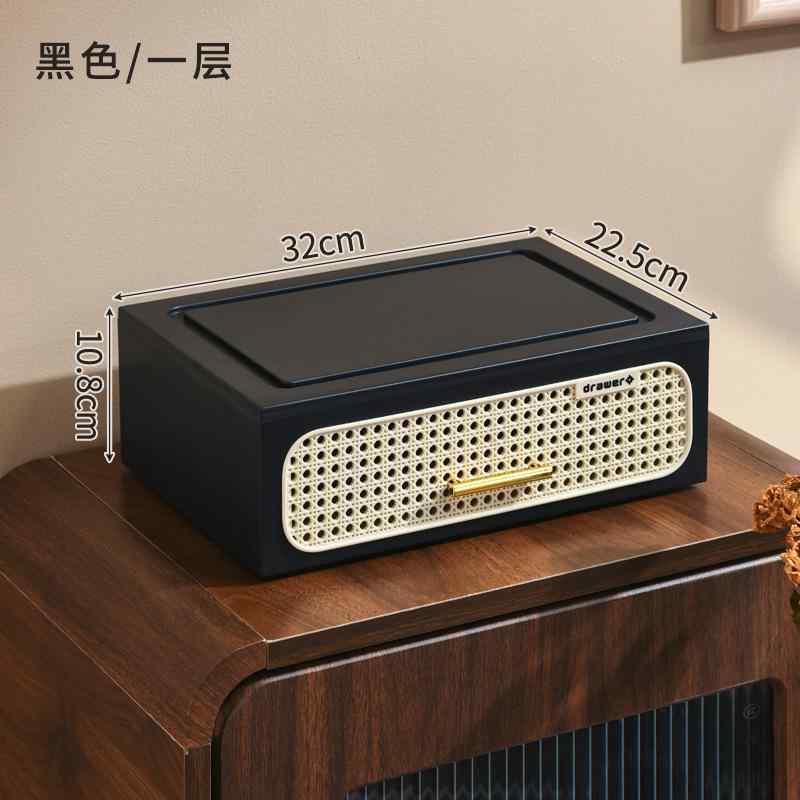 乐天商城 - 収納ケース レディース ドレッサー 卓上 小物入れ 引き出し式 寝室 化粧品 文具 雑貨 整理 積み重ね可能 大容量