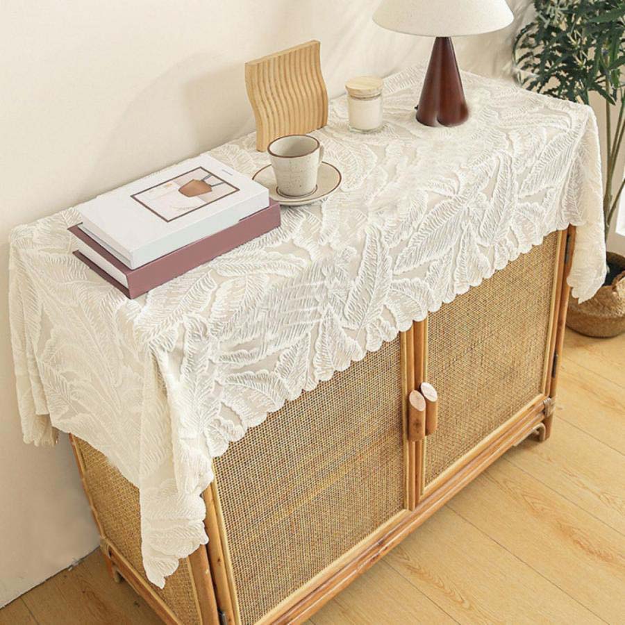 テーブルクロス 北欧 おしゃれ テーブルマット 食卓カバー テーブルカバー レース デスクマット 花柄 刺繍 かわいい シンプル マルチカバー 正方形 長方形