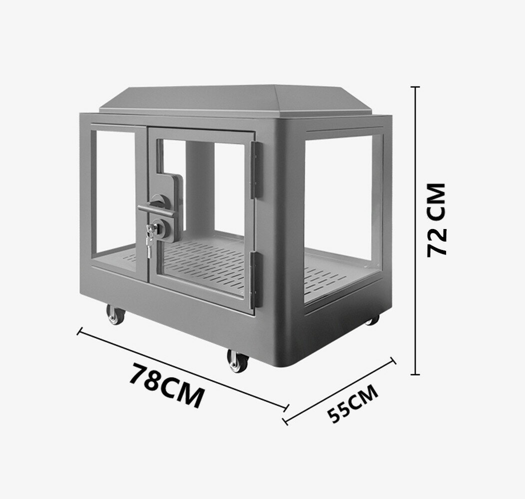 ペット用防音室 遮音強化ガラス 高耐久合金フレ...の紹介画像2