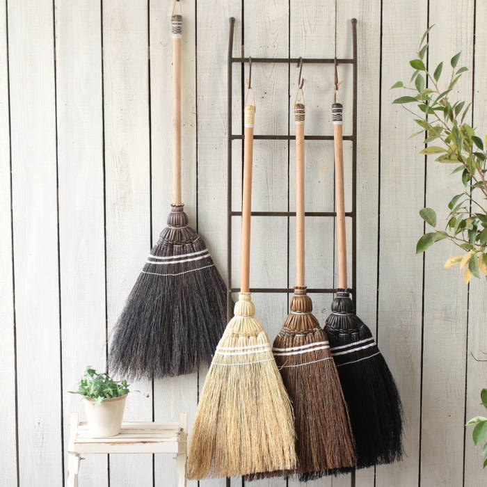 ほうき おしゃれ ホウキ 箒 ブルーム 掃除グッズ ナチュラル 天然素材 生活雑貨 93cm