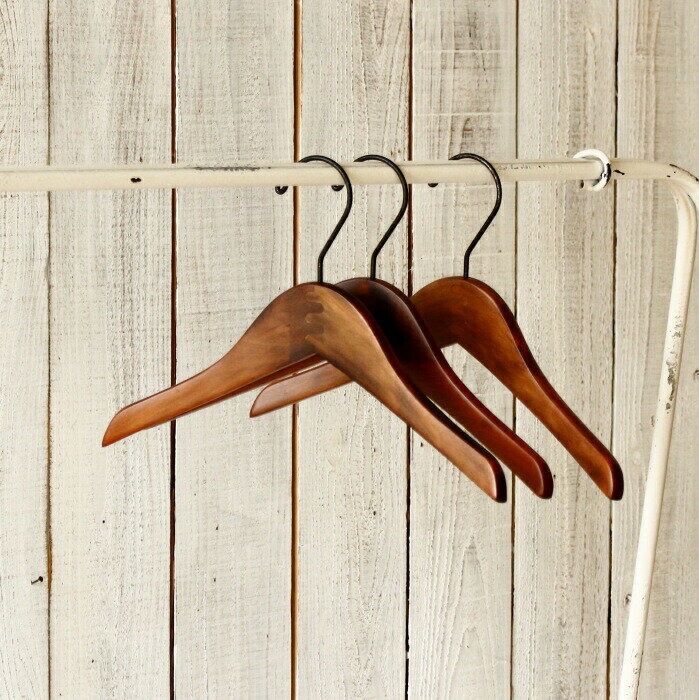 ハンガー 木製 おしゃれ かわいい アンティーク 木製ハンガー ロータスハンガー Sサイズ 天然木 収納 インテリア 生活雑貨
