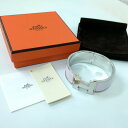 HERMES エルメス クリック Hロゴ ブレスレット バングル パステルピンク x シルバーカラーフランス製アクセサリー レディース【中古】Bランク ギフト プレゼント(4)