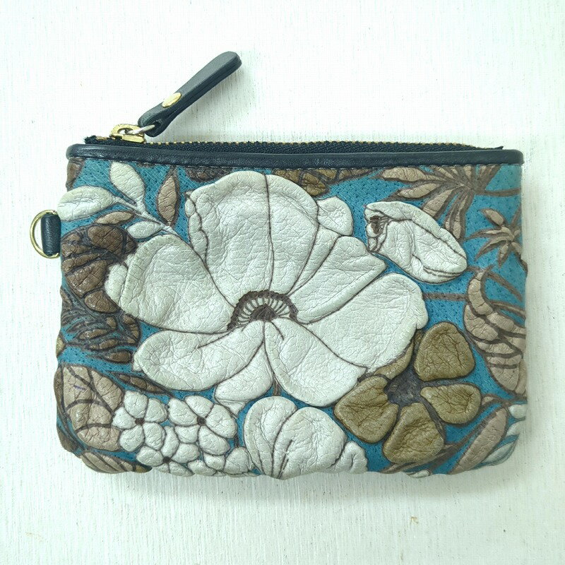 decobranche デコブランシェ コインケース フラワー レディース 日本製【中古】Bランク　ギフト　プレ..